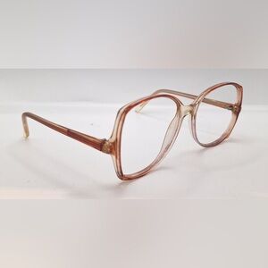 Vintage Kenmark Balley Brown Translucent Sunglasses Frames Only